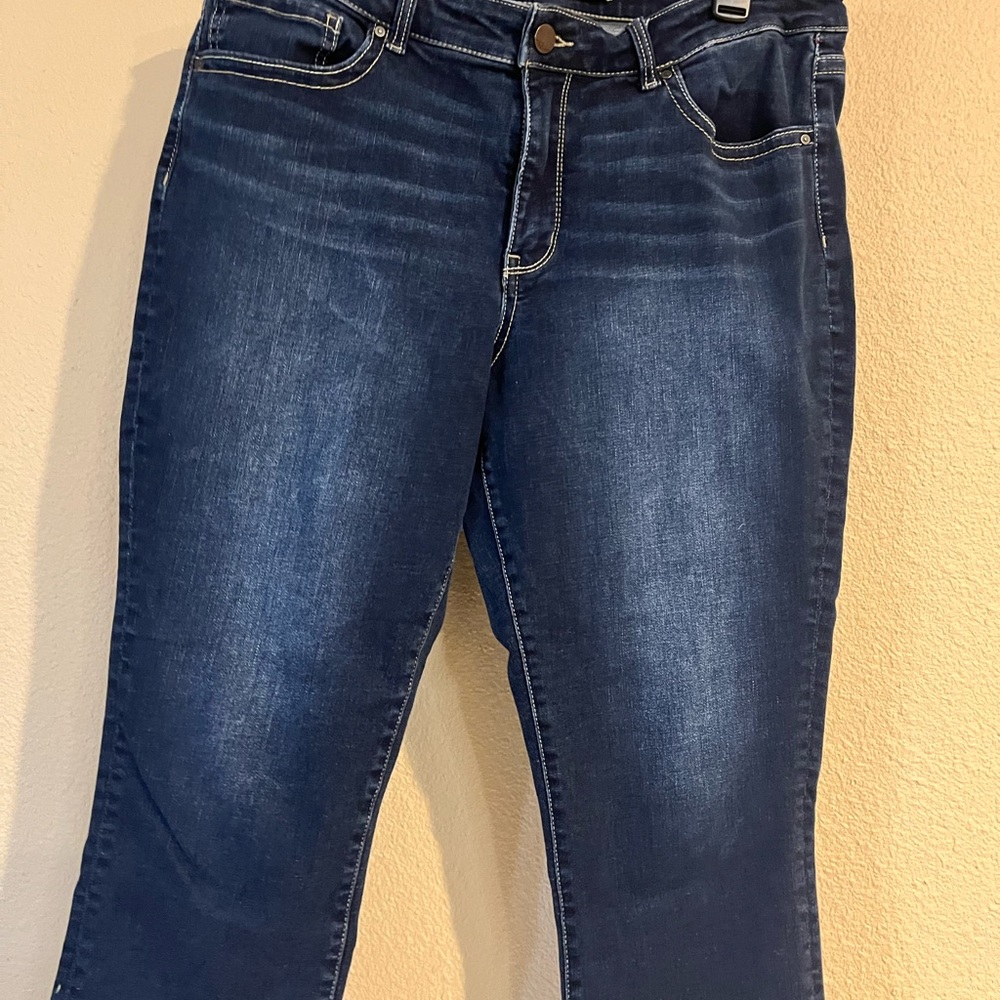 Women's BKE  Gabby Dark Blue Cropped Jeans